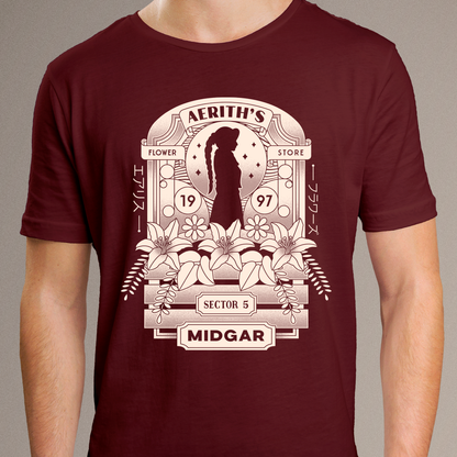 Aerith And Flowers Unisex T-Shirt