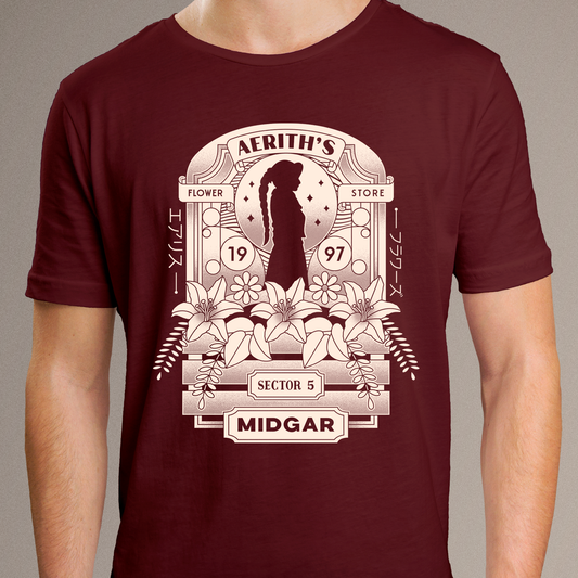 Aerith And Flowers Unisex T-Shirt