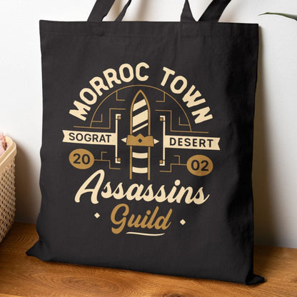 Morroc Oasis Town Guild Canvas Tote Bag