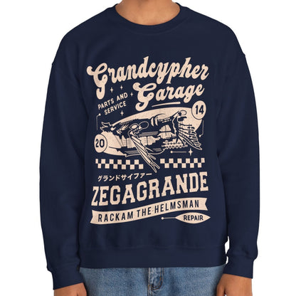 Zegagrande Garage Unisex Crewneck Sweatshirt