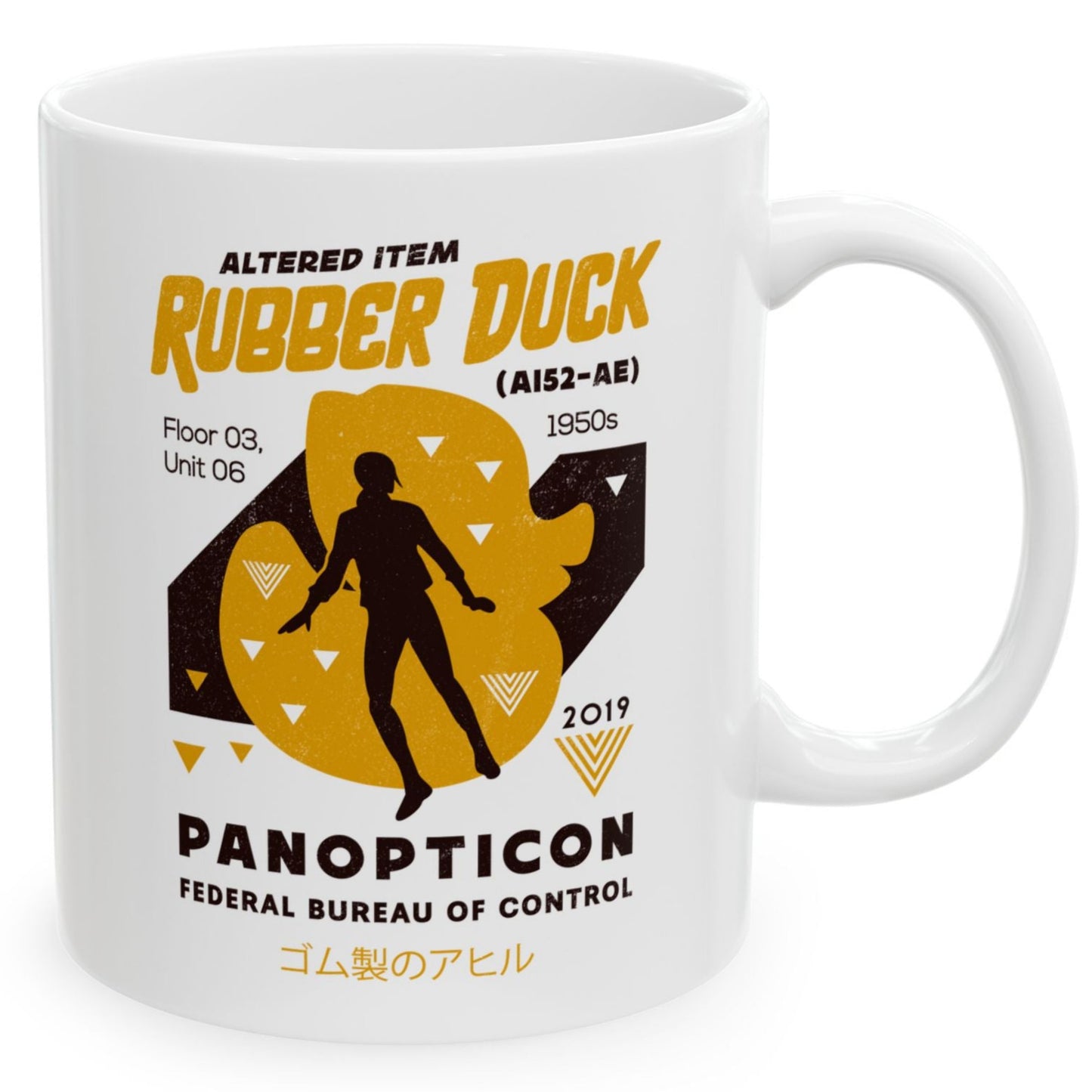 Rubber Duck Altered Item Ceramic Mug