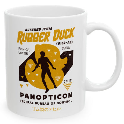 Rubber Duck Altered Item Ceramic Mug