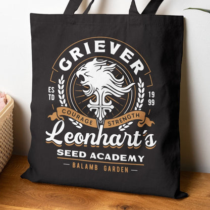Squall Seed Academy Vintage Canvas Tote Bag