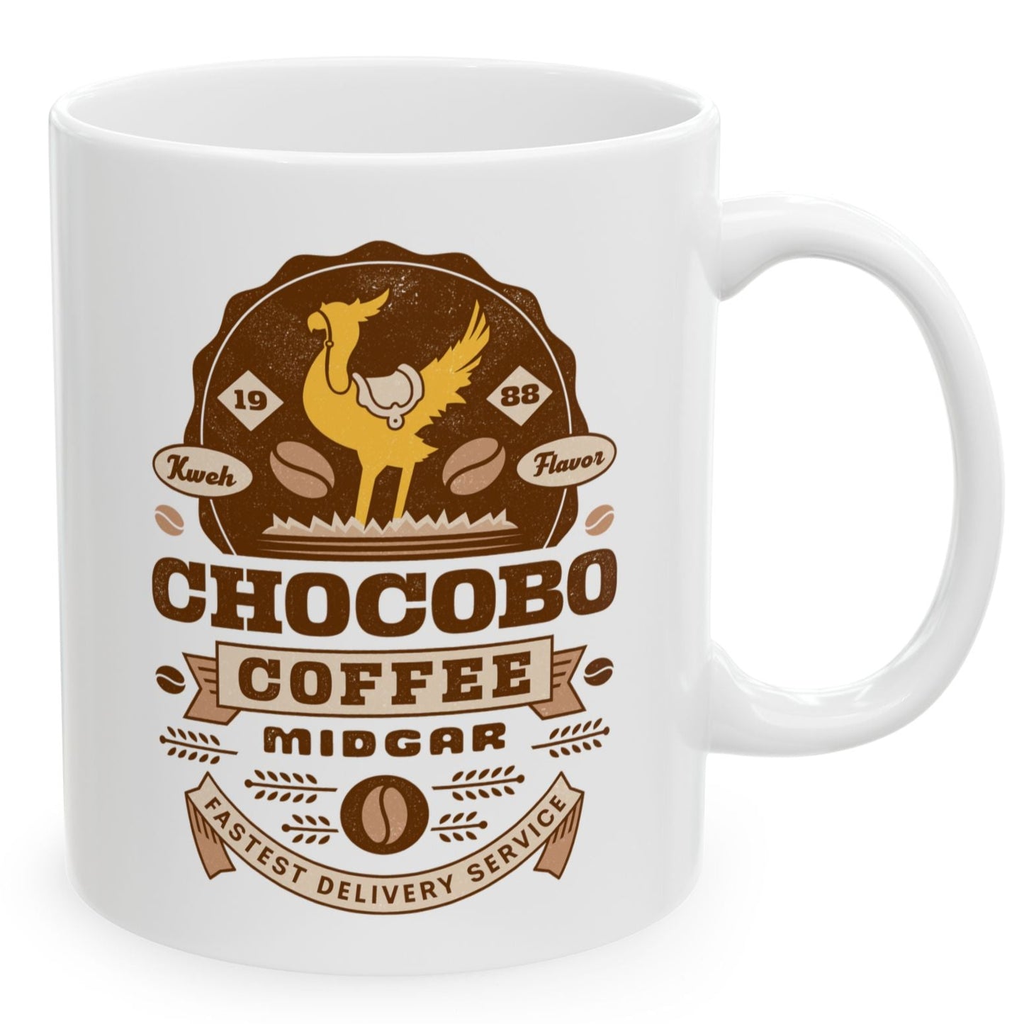 Chocobo Coffee Vintage Ceramic Mug