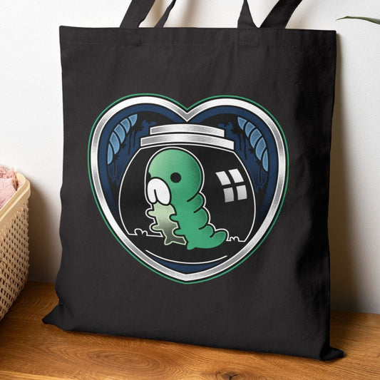 Grub Love Emblem Canvas Tote Bag