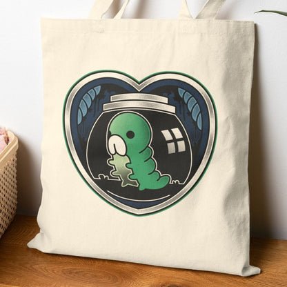 Grub Love Emblem Canvas Tote Bag
