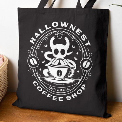 Hallownest Coffee Emblem Canvas Tote Bag