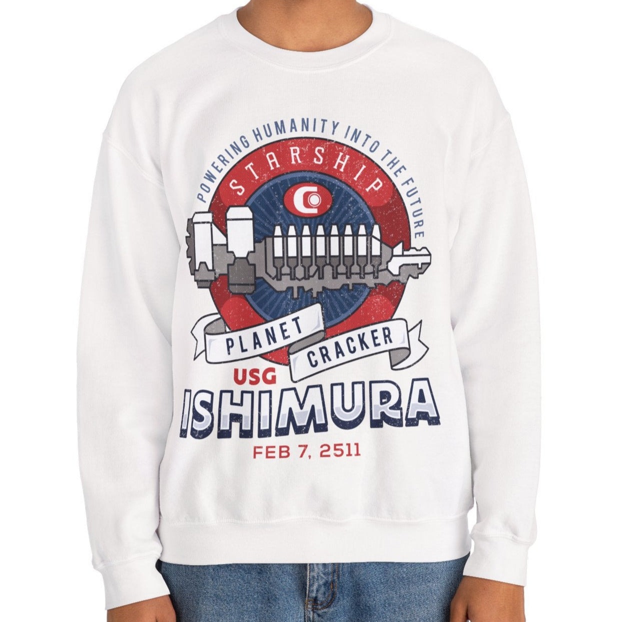 Ishimura Vintage Emblem Unisex Crewneck Sweatshirt
