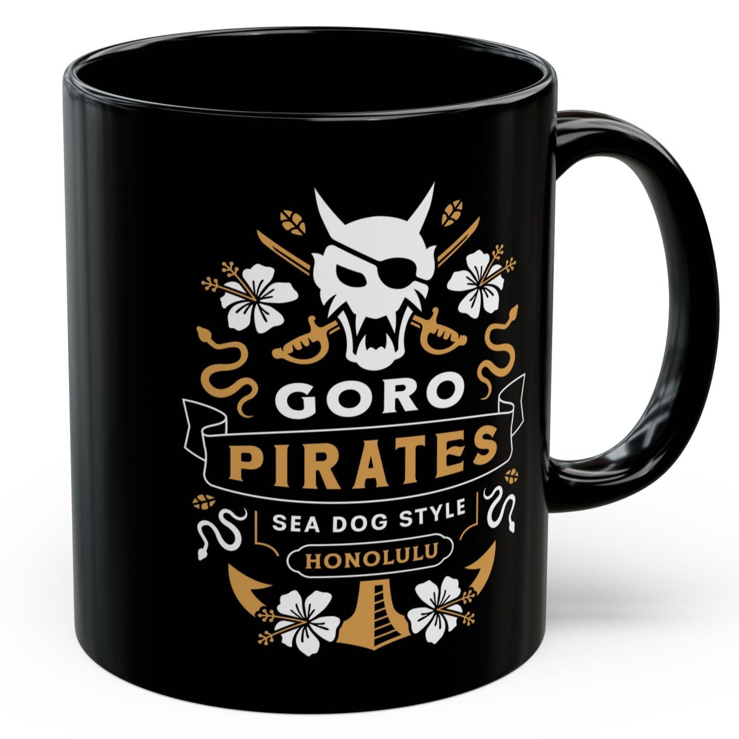 Sea Dog Style In Honolulu Black Mug