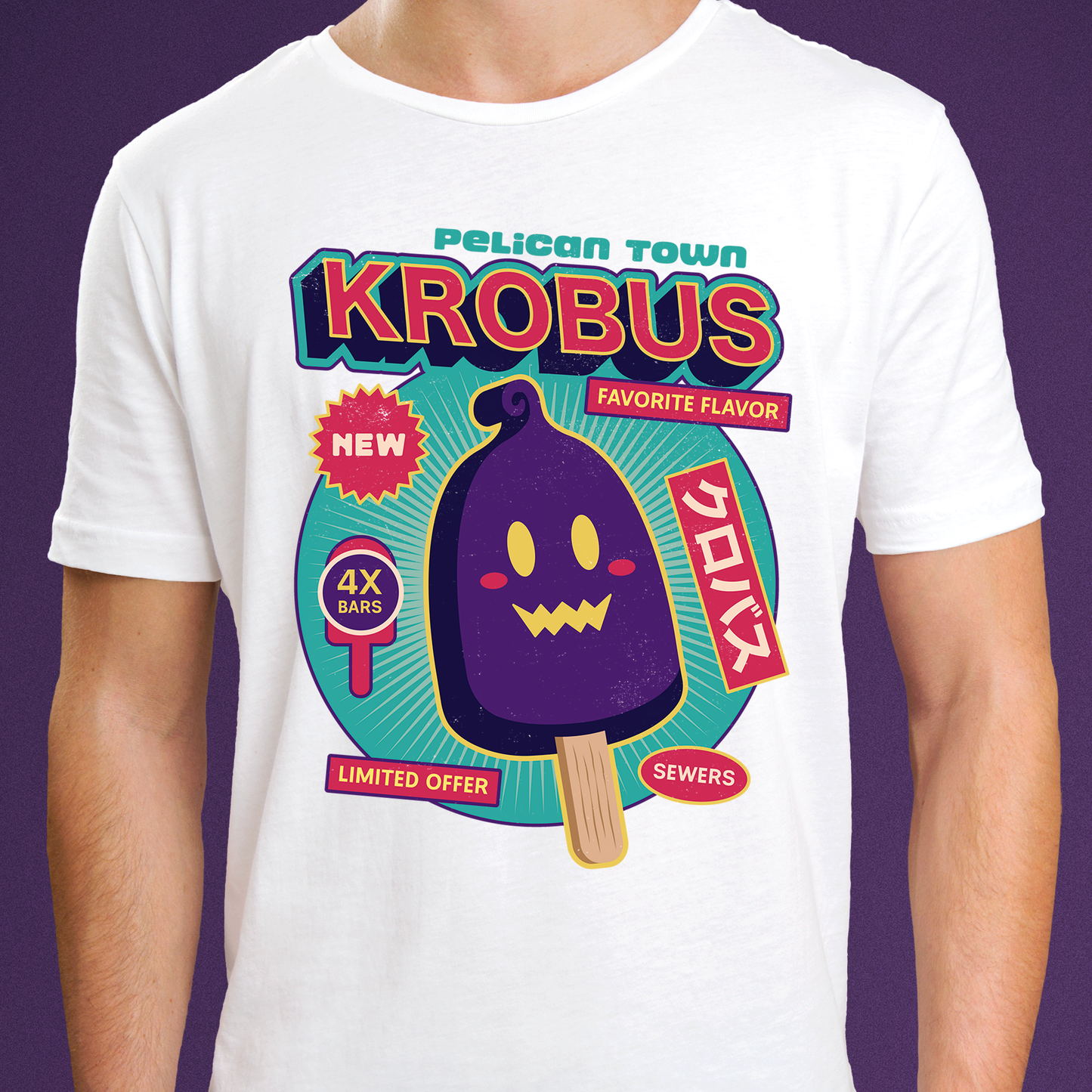 Krobus Ice Cream Unisex T-Shirt