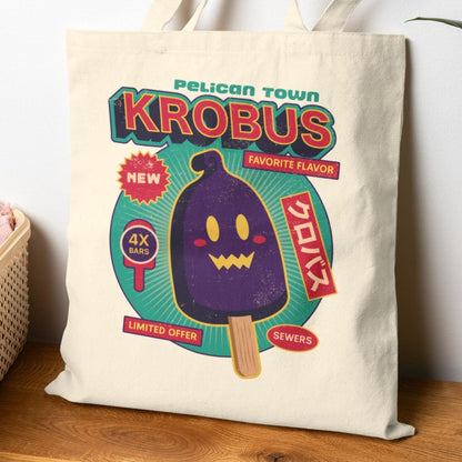 Krobus Ice Cream Canvas Tote Bag