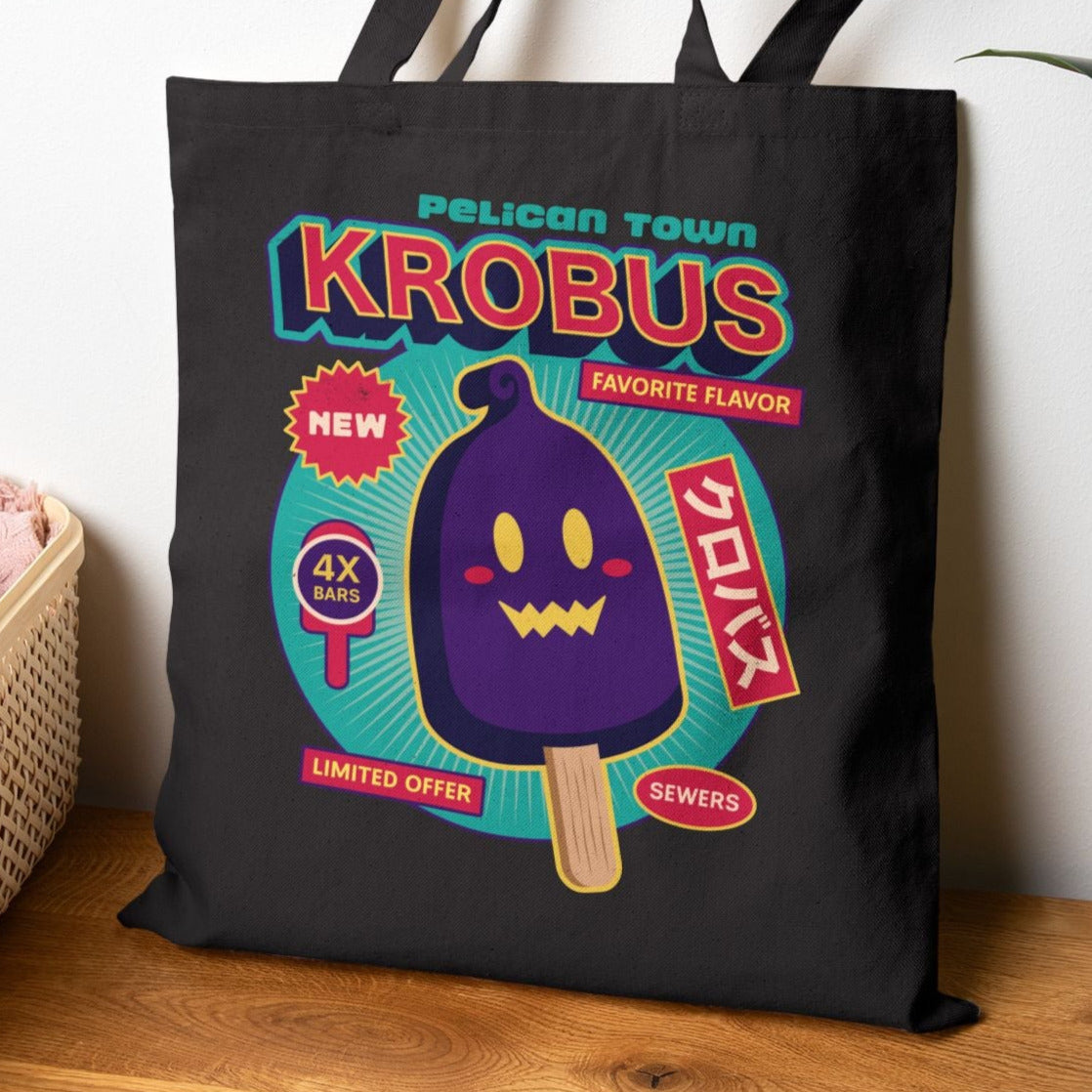 Krobus Ice Cream Canvas Tote Bag