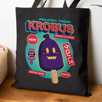 Krobus Ice Cream Canvas Tote Bag
