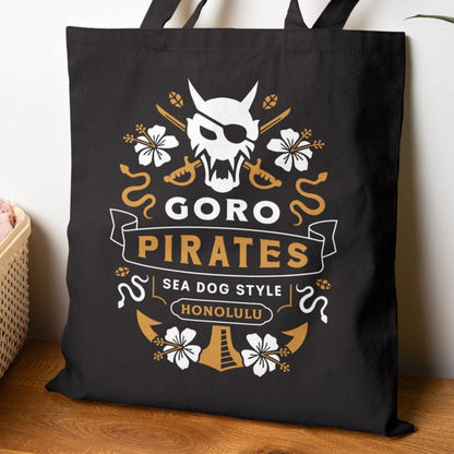 Sea Dog Style In Honolulu Canvas Tote Bag
