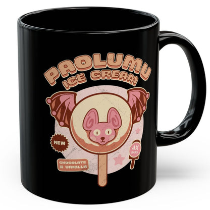 Paolumu Ice Cream Black Mug