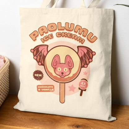 Paolumu Ice Cream Canvas Tote Bag