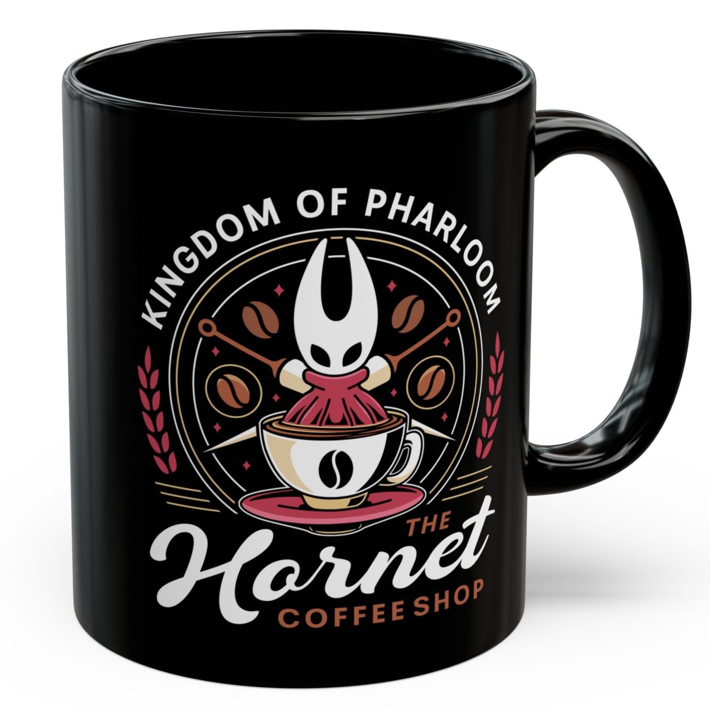 Pharloom Hornet Coffee Crest Black Mug