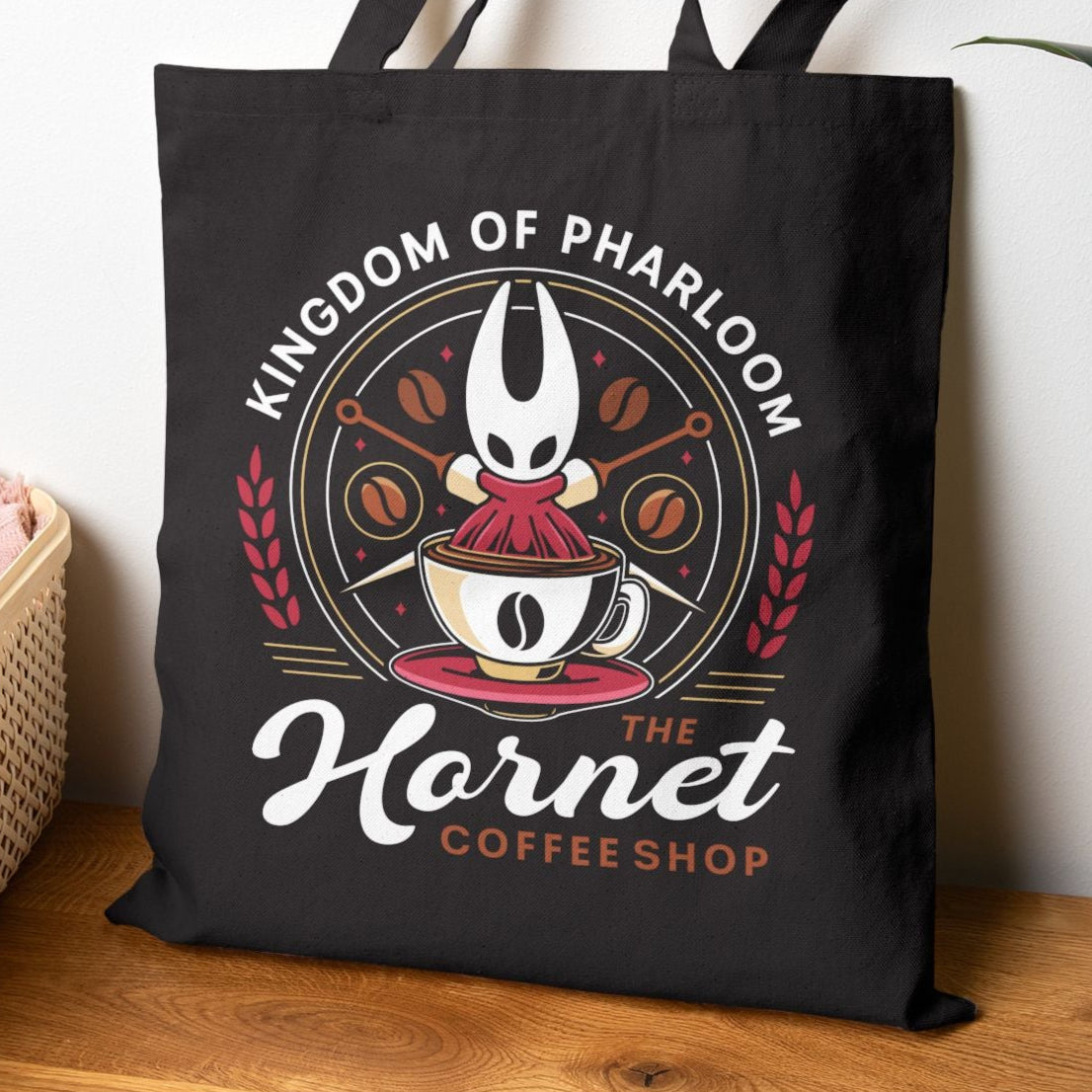 Pharloom Hornet Coffee Crest Canvas Tote Bag