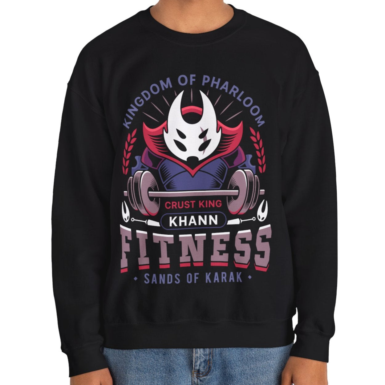 Pharloom Fitness Emblem Unisex Crewneck Sweatshirt
