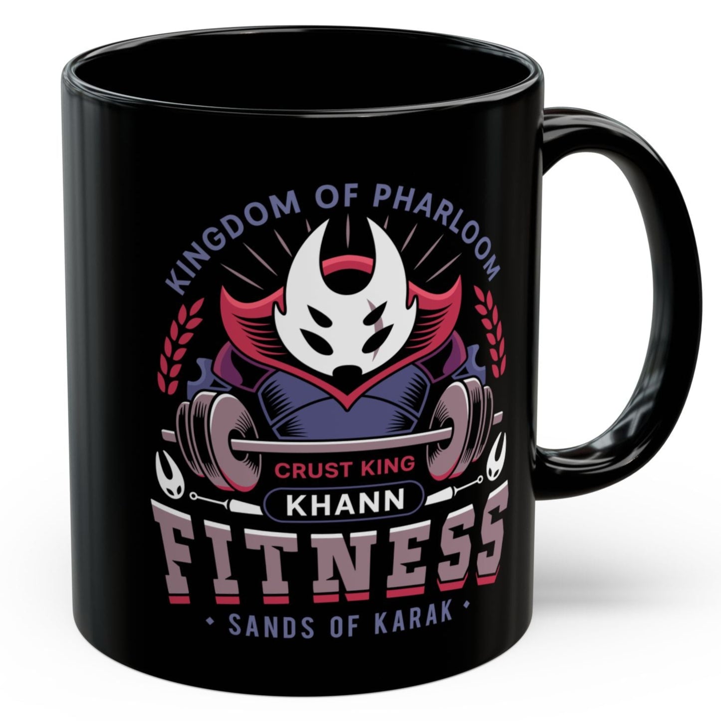 Pharloom Fitness Emblem Black Mug