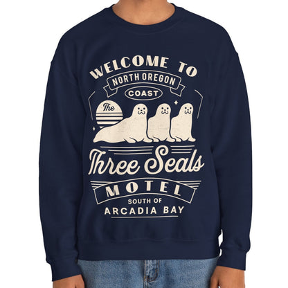 Three Seals Motel Emblem Unisex Crewneck Sweatshirt