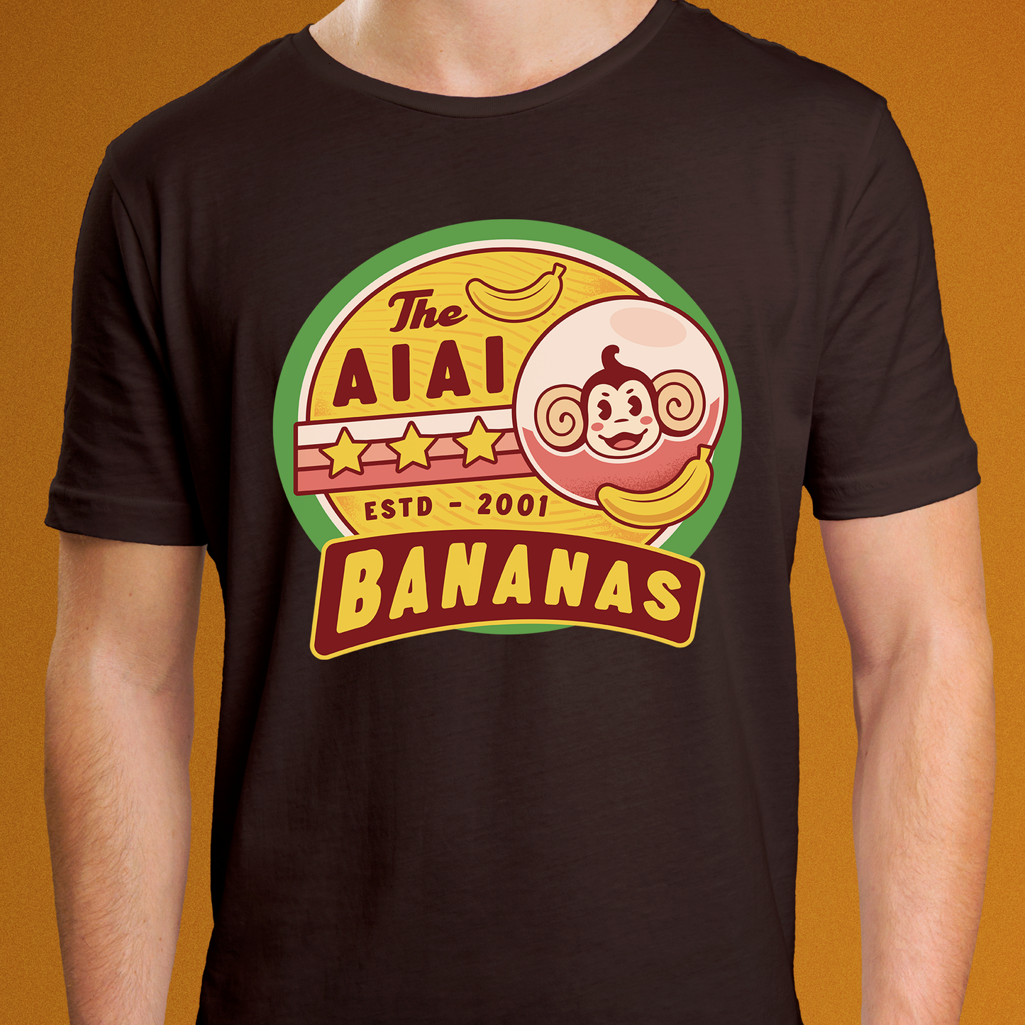 Aiai Bananas Emblem Unisex T-Shirt