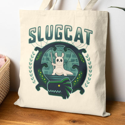 Slugcat Emblem Canvas Tote Bag