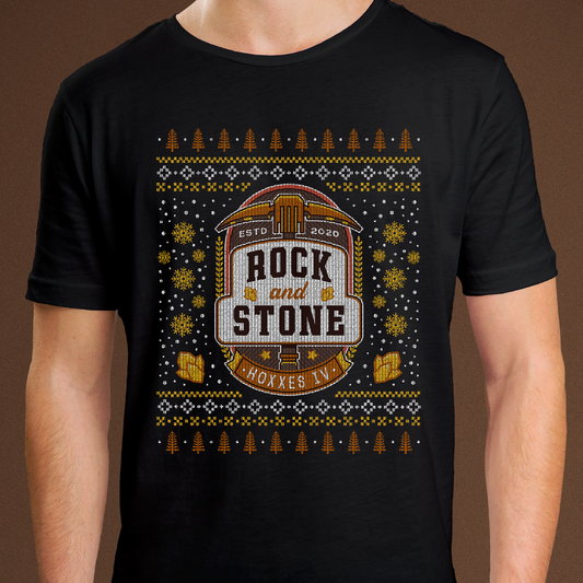 Rock And Stone Ugly Sweater Unisex T-Shirt