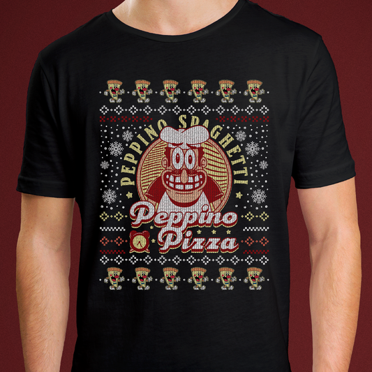 Peppino Pizza Ugly Sweater Unisex T-Shirt