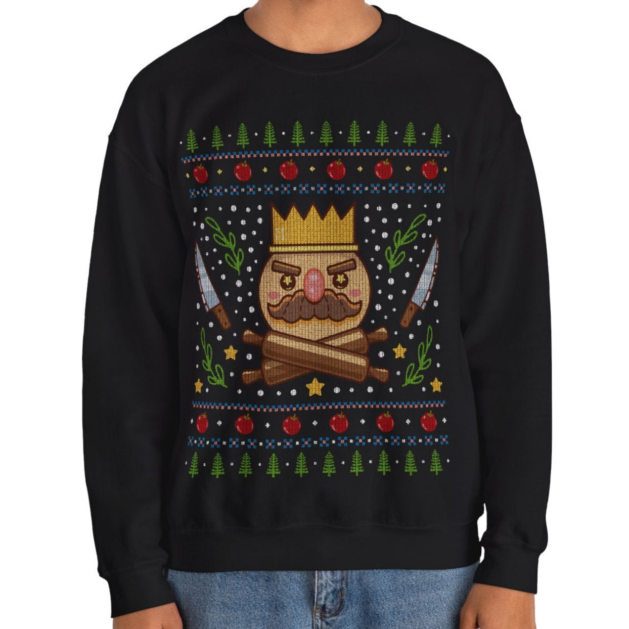 Onion Kingdom Ugly Sweater Unisex Crewneck Sweatshirt