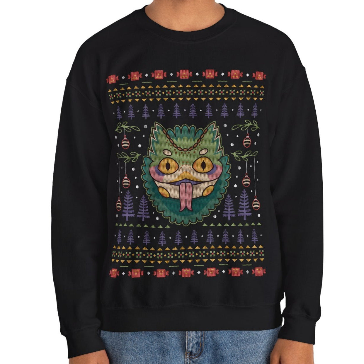 Pukei Pukei Ugly Sweater Unisex Crewneck Sweatshirt