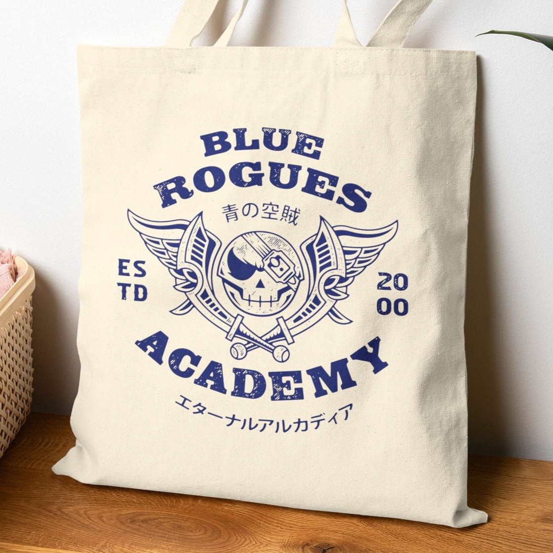 Blue Rogues Air Pirates Canvas Tote Bag