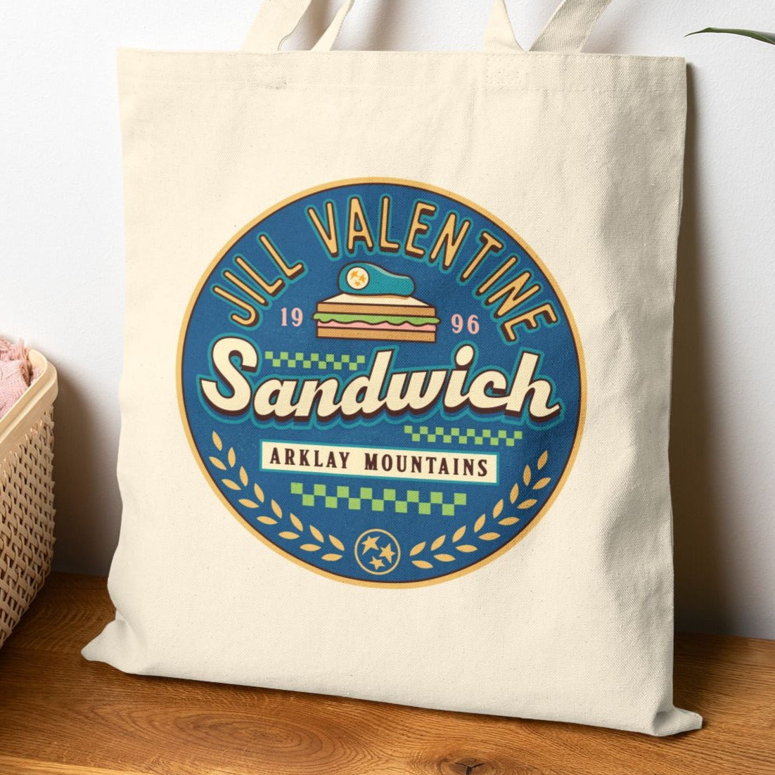 Jill Valentine Sandwich Canvas Tote Bag