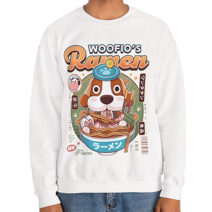 Woofio Vintage Ramen Unisex Crewneck Sweatshirt