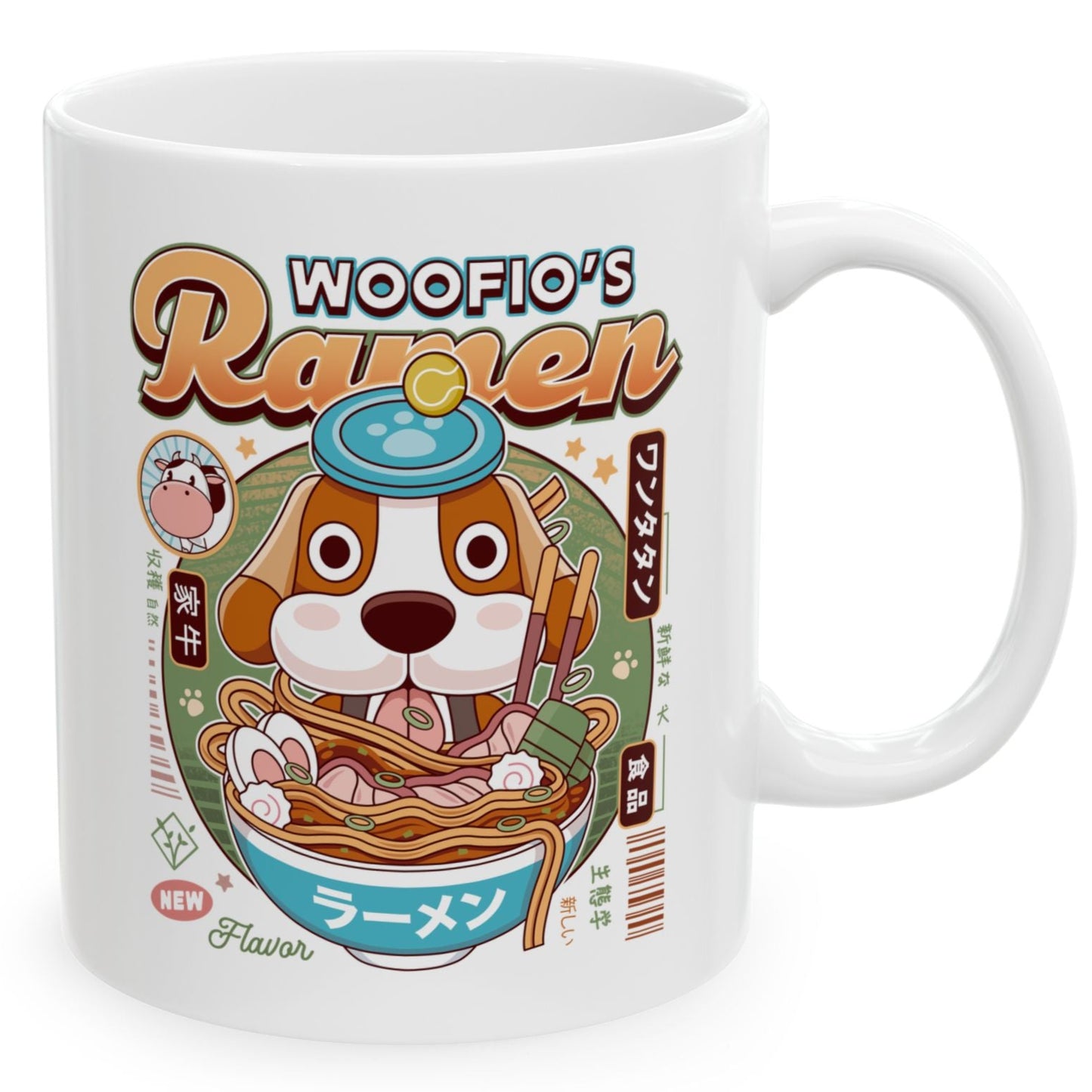 Woofio Vintage Ramen Ceramic Mug