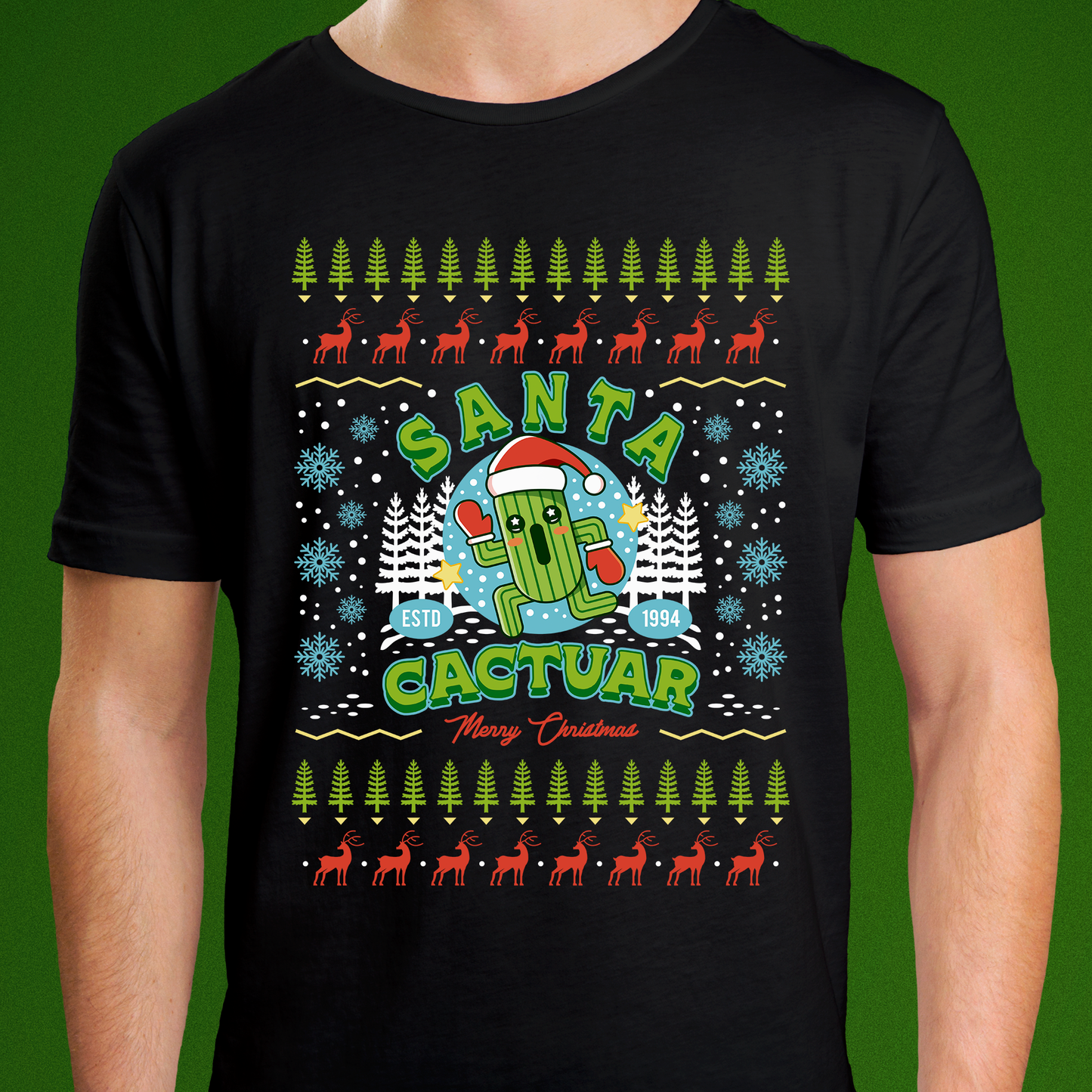 Santa Cactuar Christmas Unisex T-Shirt