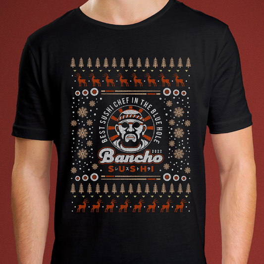 Bancho Sushi Ugly Sweater Unisex T-Shirt