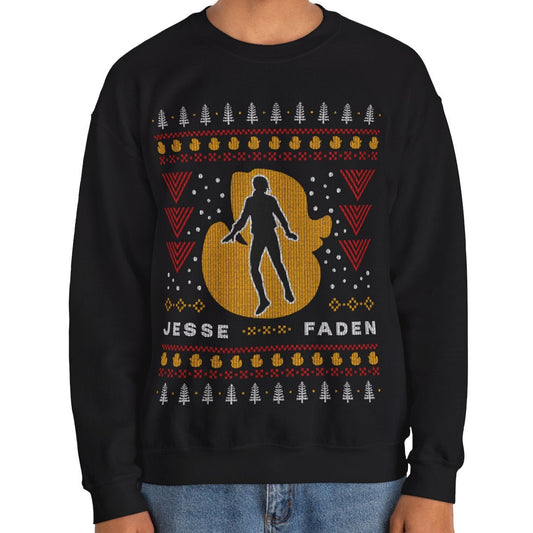 Jesse Faden Ugly Sweater Unisex Crewneck Sweatshirt