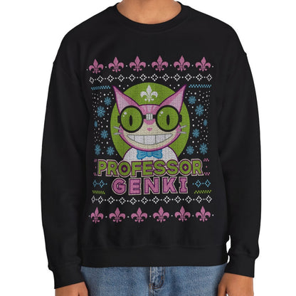 Steelport Cat Ugly Sweater Unisex Crewneck Sweatshirt