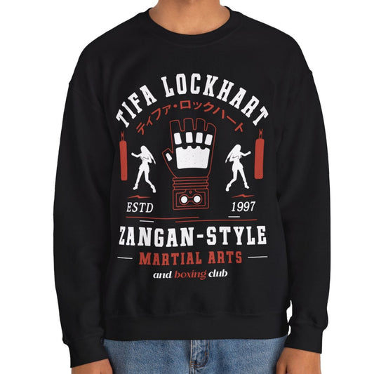 Tifa Lockhart Martial Arts Club Unisex Crewneck Sweatshirt