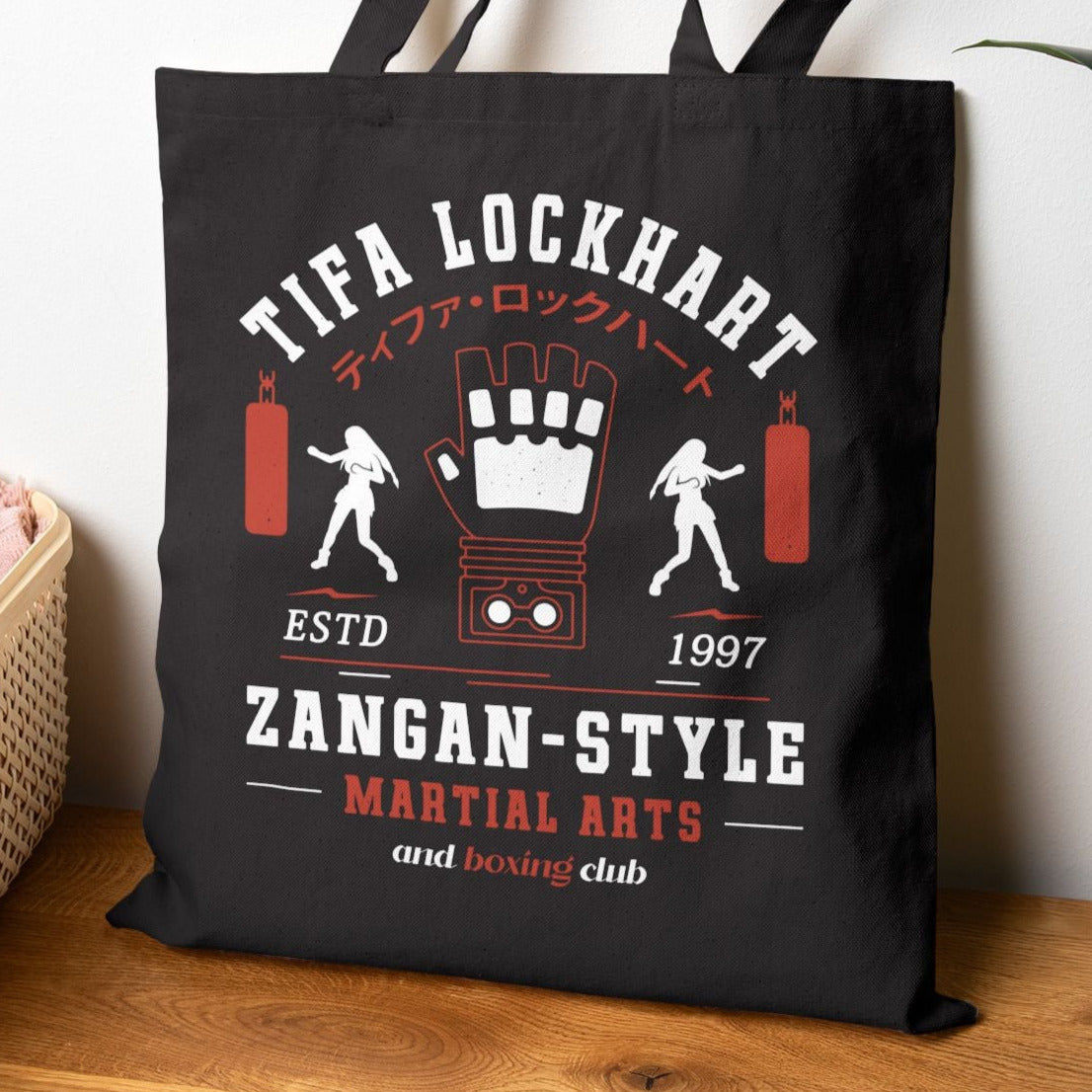 Tifa Lockhart Martial Arts Club Canvas Tote Bag