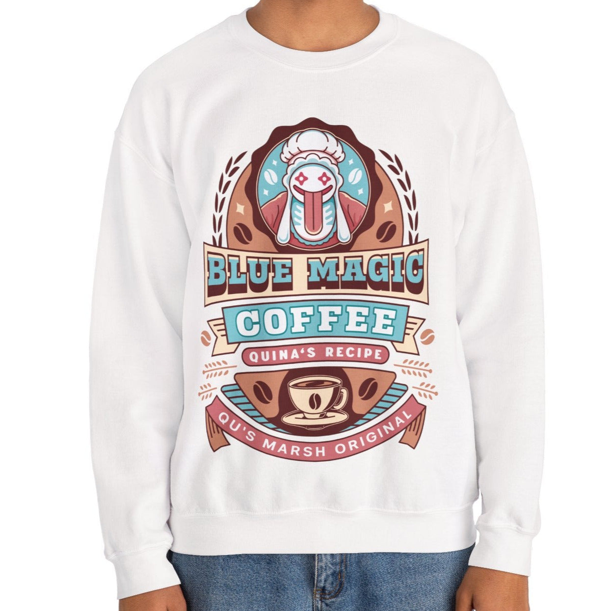 Quina Quen Coffee Vintage Unisex Crewneck Sweatshirt