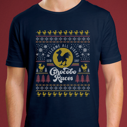 Chocobo Races Ugly Sweater Unisex T-Shirt