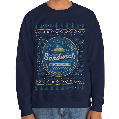 Jill Valentine Sandwich Christmas Unisex Crewneck Sweatshirt