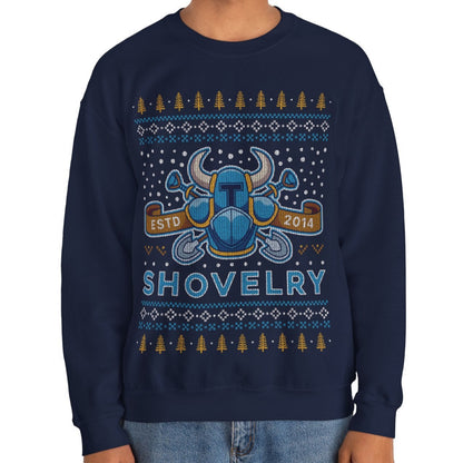 Shovelry Ugly Sweater Unisex Crewneck Sweatshirt