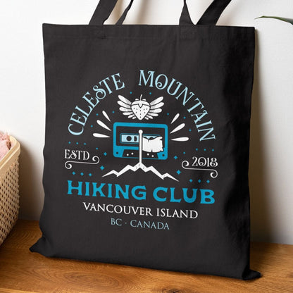Celeste Mountain Hiking Club Canvas Tote Bag