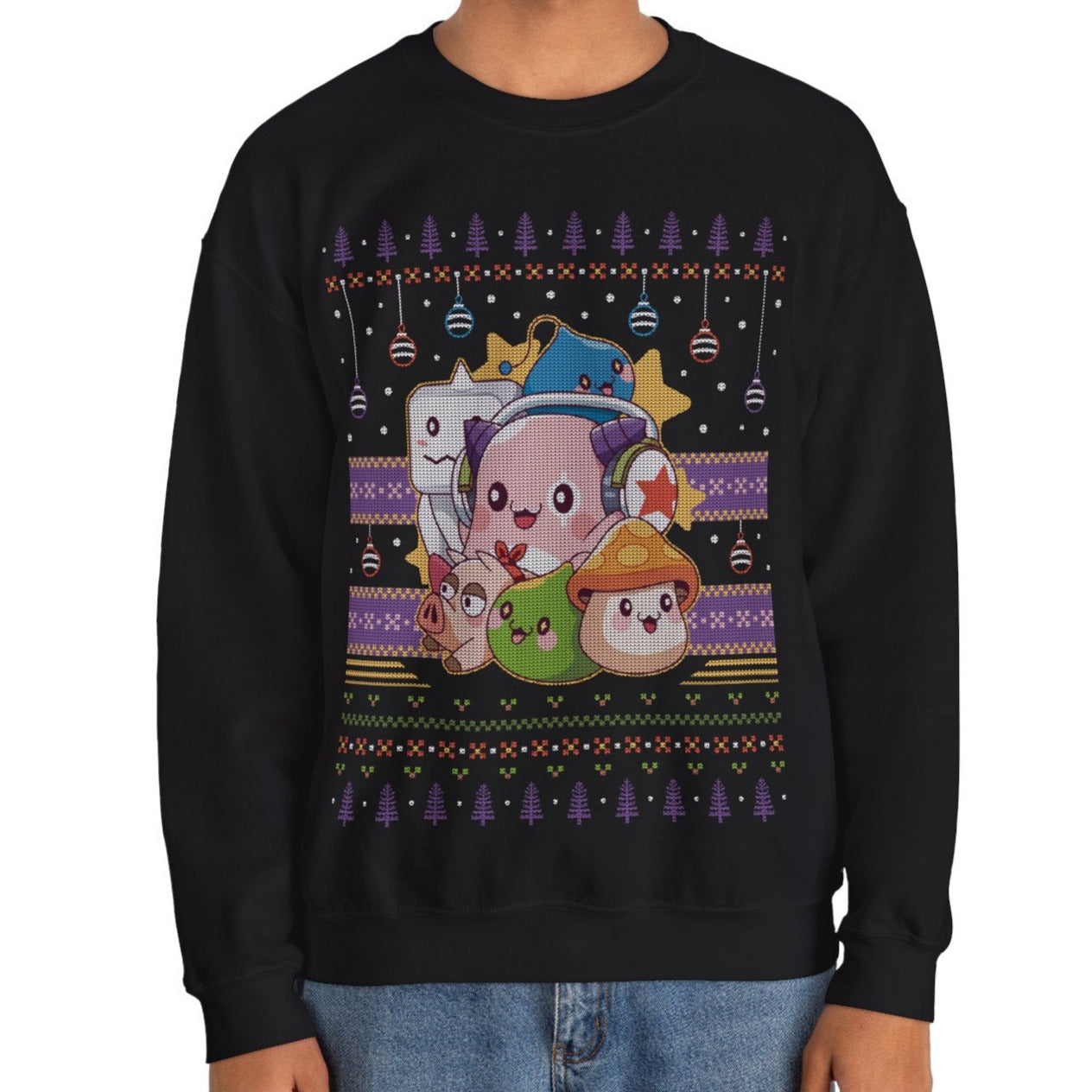 Maple World Ugly Sweater Unisex Crewneck Sweatshirt