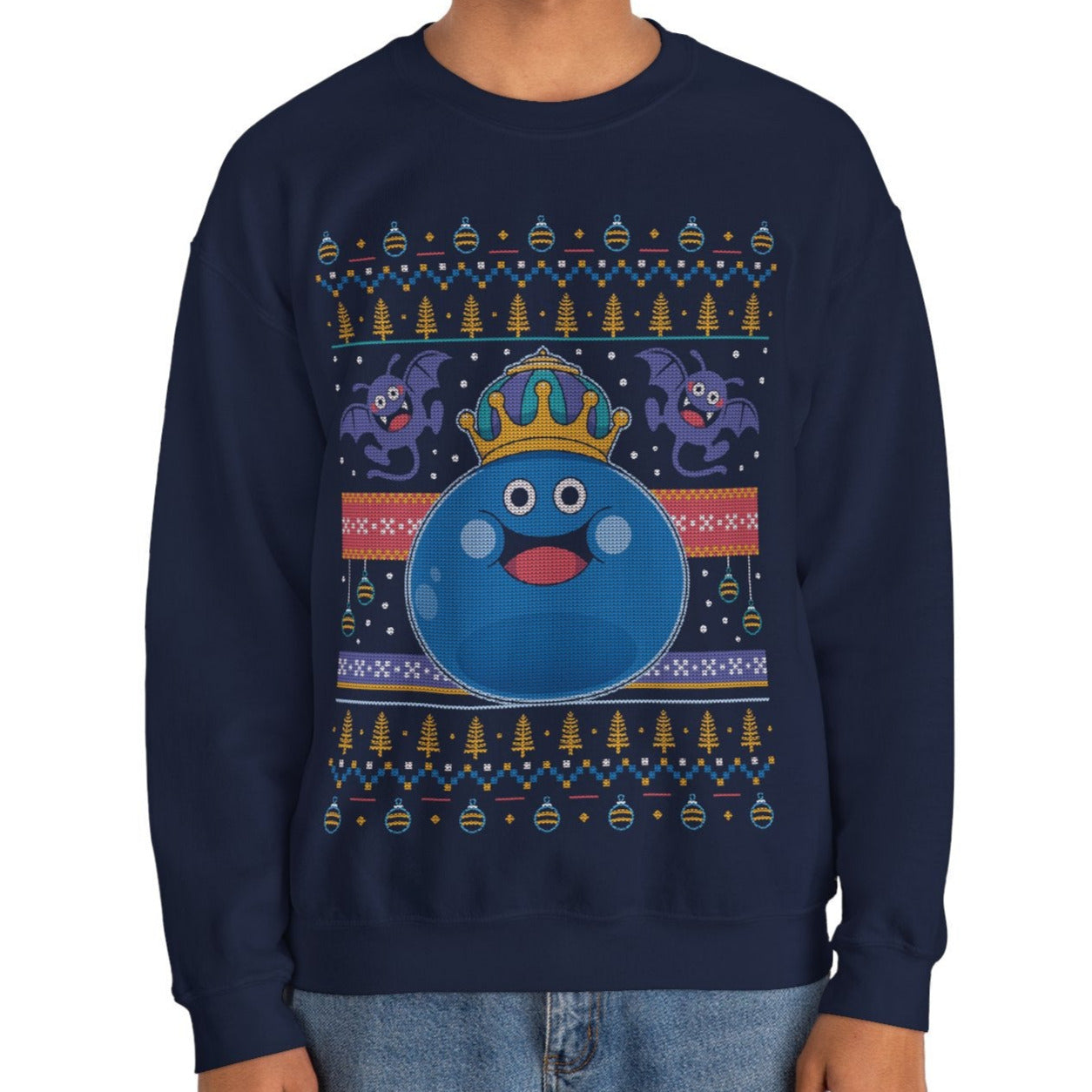 King Slime Ugly Sweater Unisex Crewneck Sweatshirt