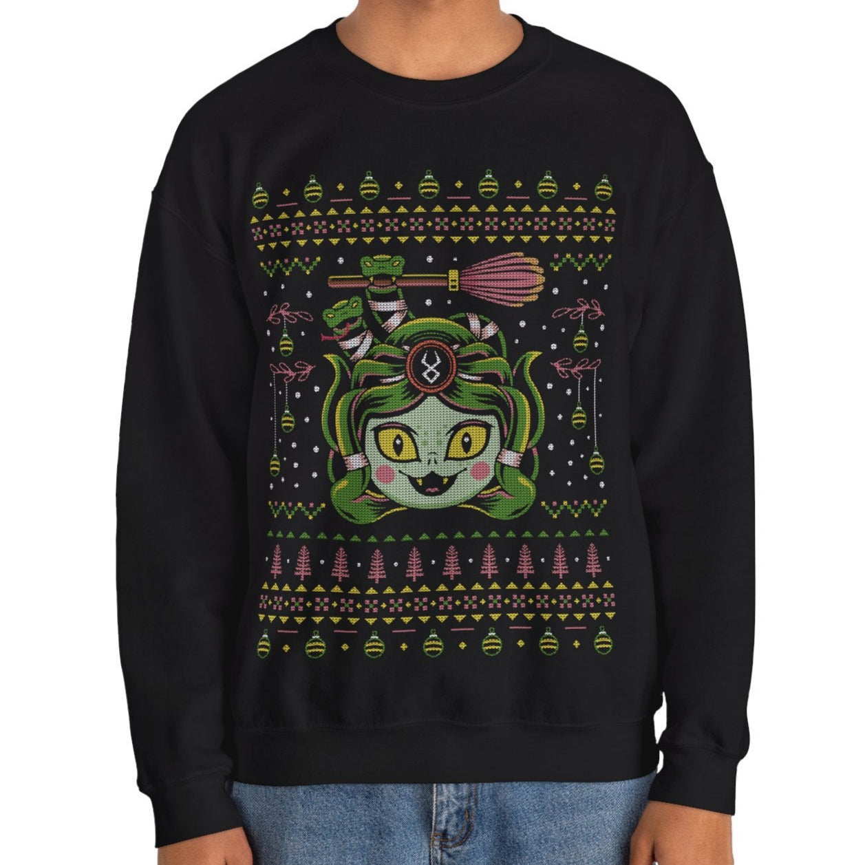 Dusa Ugly Sweater Unisex Crewneck Sweatshirt