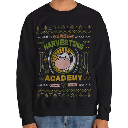 Kawaii Harvesting Ugly Sweater Unisex Crewneck Sweatshirt